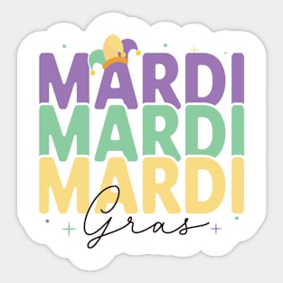 Mardi gras Sticker